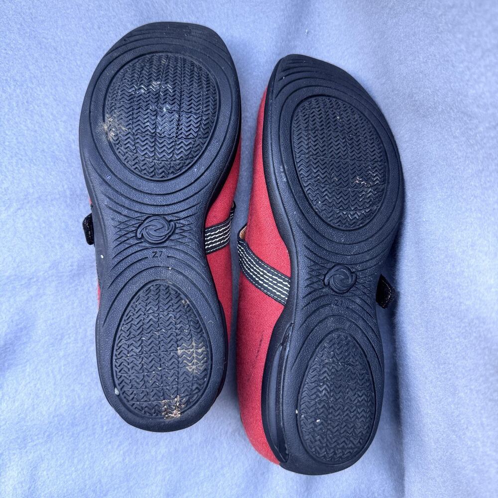 Meditation Mary Jane Shoes Womens Size 8.5 Red‎ Strap Comfort Flats 0907CS09 - Picture 11 of 12